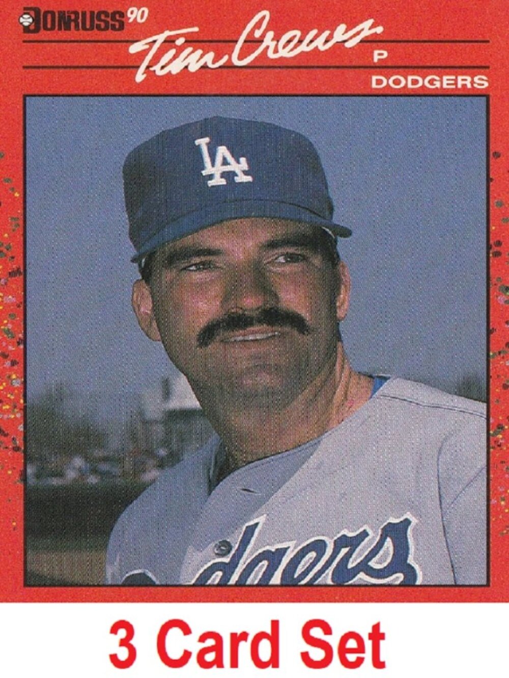 Tim Crews Baseball Card Collection